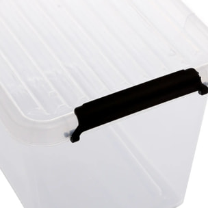 Boîte en plastique transparente 65L Clip N' Box