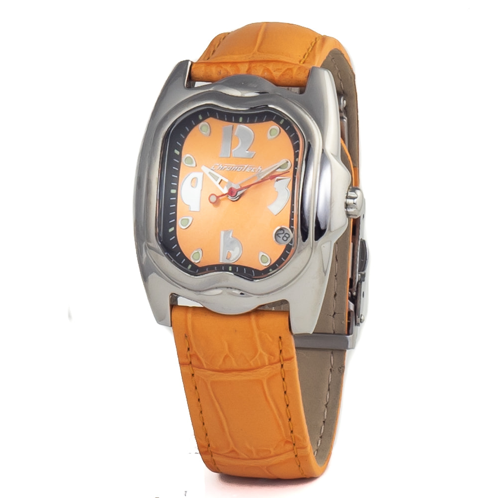 Reloj Chronotech CT7274L-06 Mujer Analogico Cuarzo con Correa de Piel