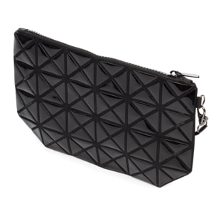 Zerbolò bolso clutch con diseño geométrico, de PVC.