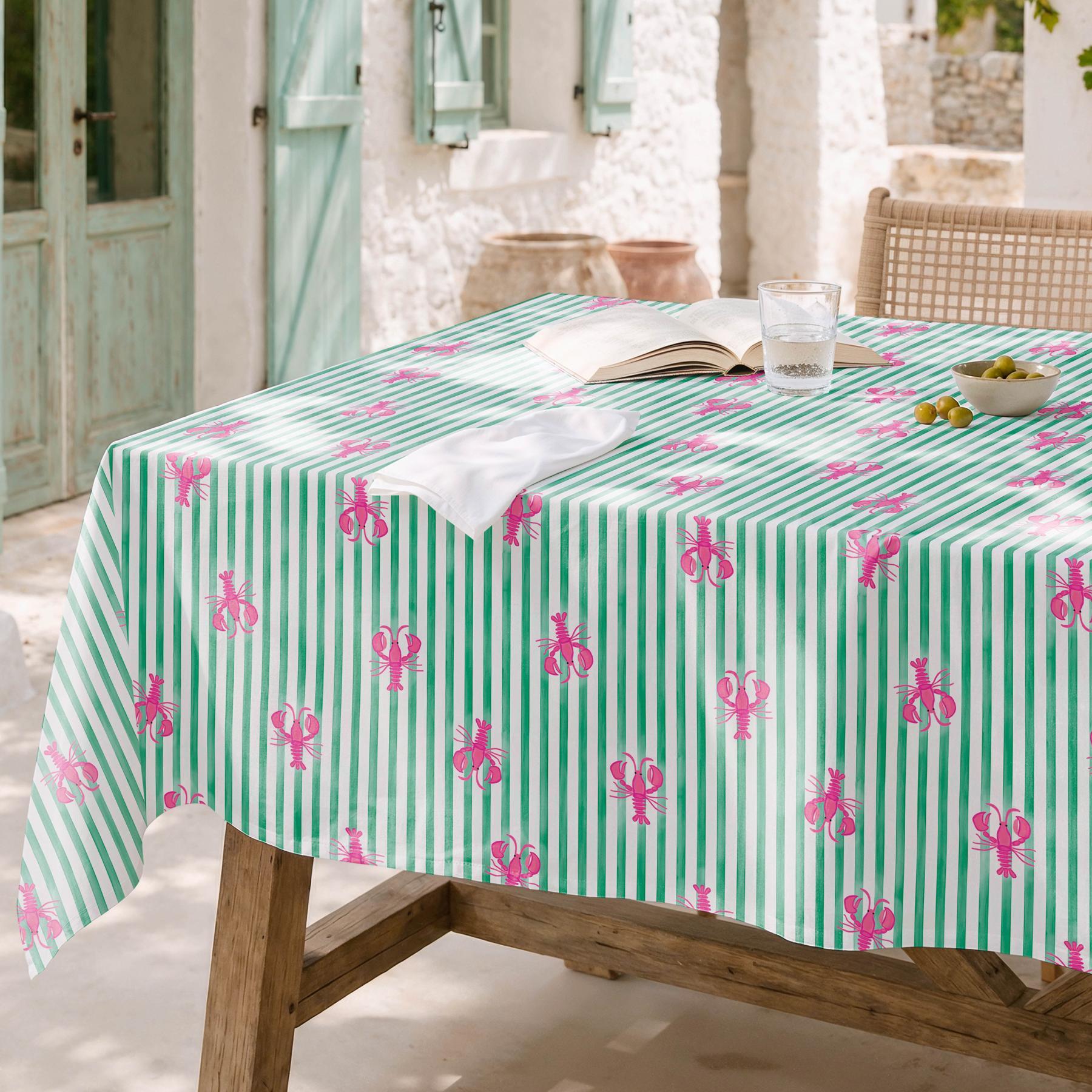 Nappe anti-taches SAVINA MULTICOLORE - en 100 % coton