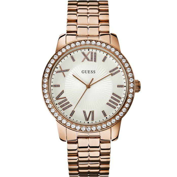 Reloj Guess W0329L3 Mujer Analogico Cuarzo con Correa de Acero inoxidable
