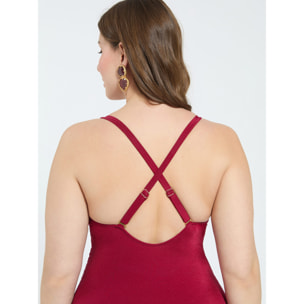 Fiorella Rubino - Traje de baño entero con motivo de anilla - Rojo