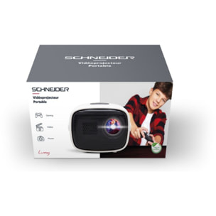 Mini vidéoprojecteur SCHNEIDER VP115 Blanc