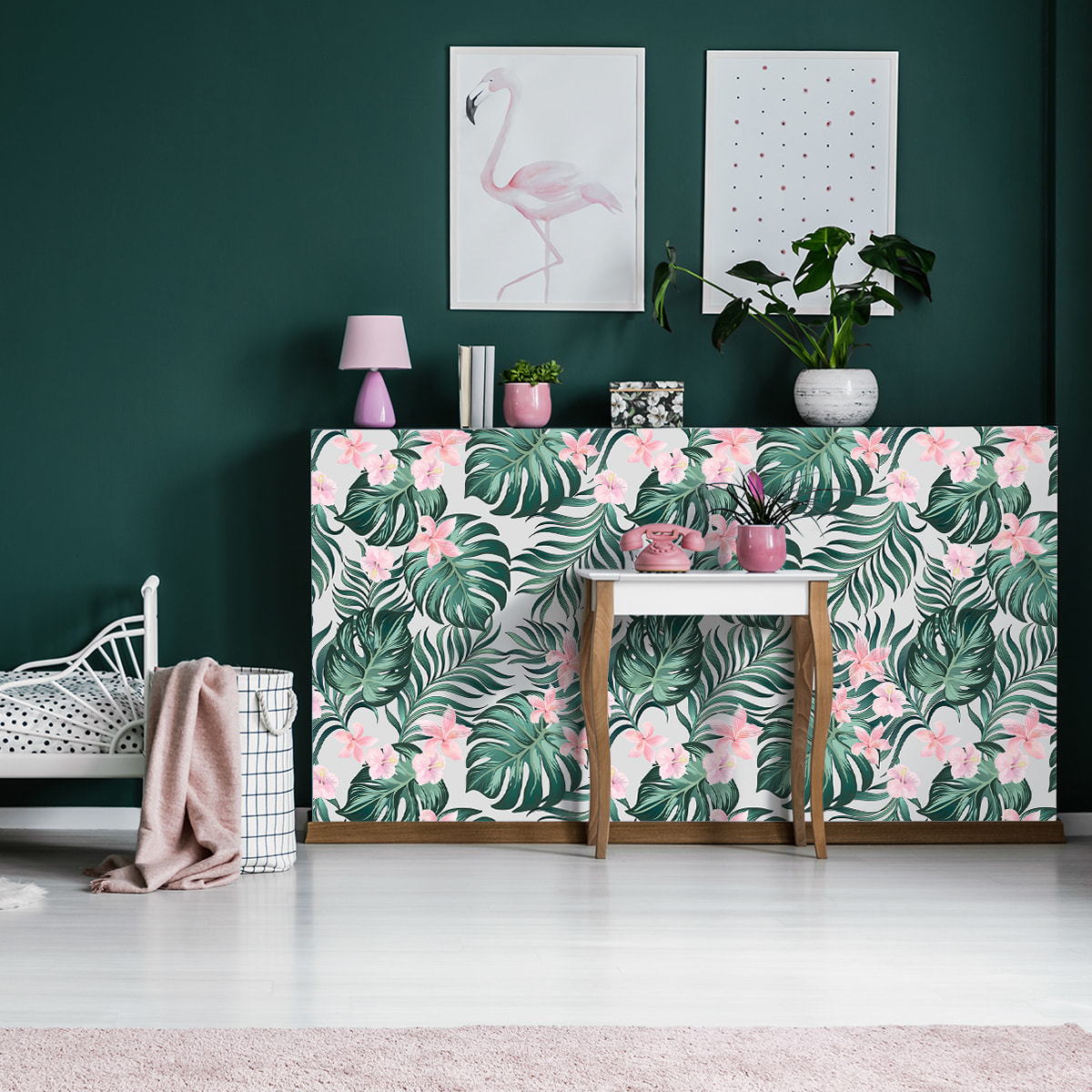 Sticker meuble tropical eggyn 60 x 90 cm
