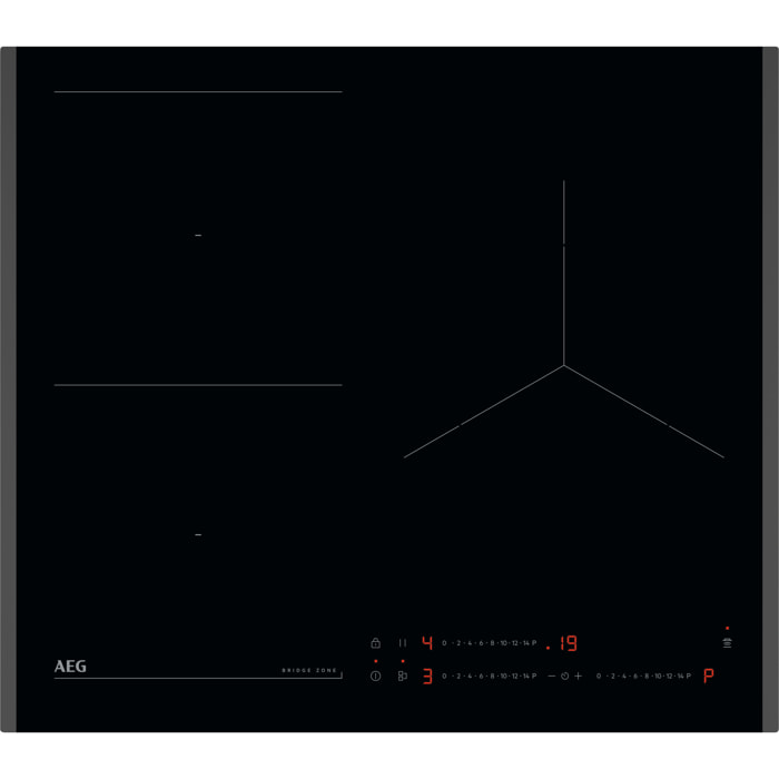 AEG Piano cottura ad induzione serie 6000 Bridge 60 cm V63IOQ00FB
