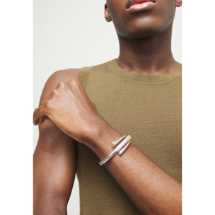 Pulsera RAÍCES PLATEADO L