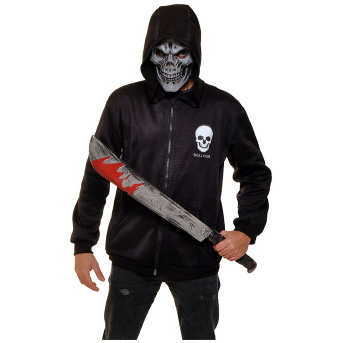 DISFRAZ SKULL KILLER AD (SUDADERA + MÁSCARA)
