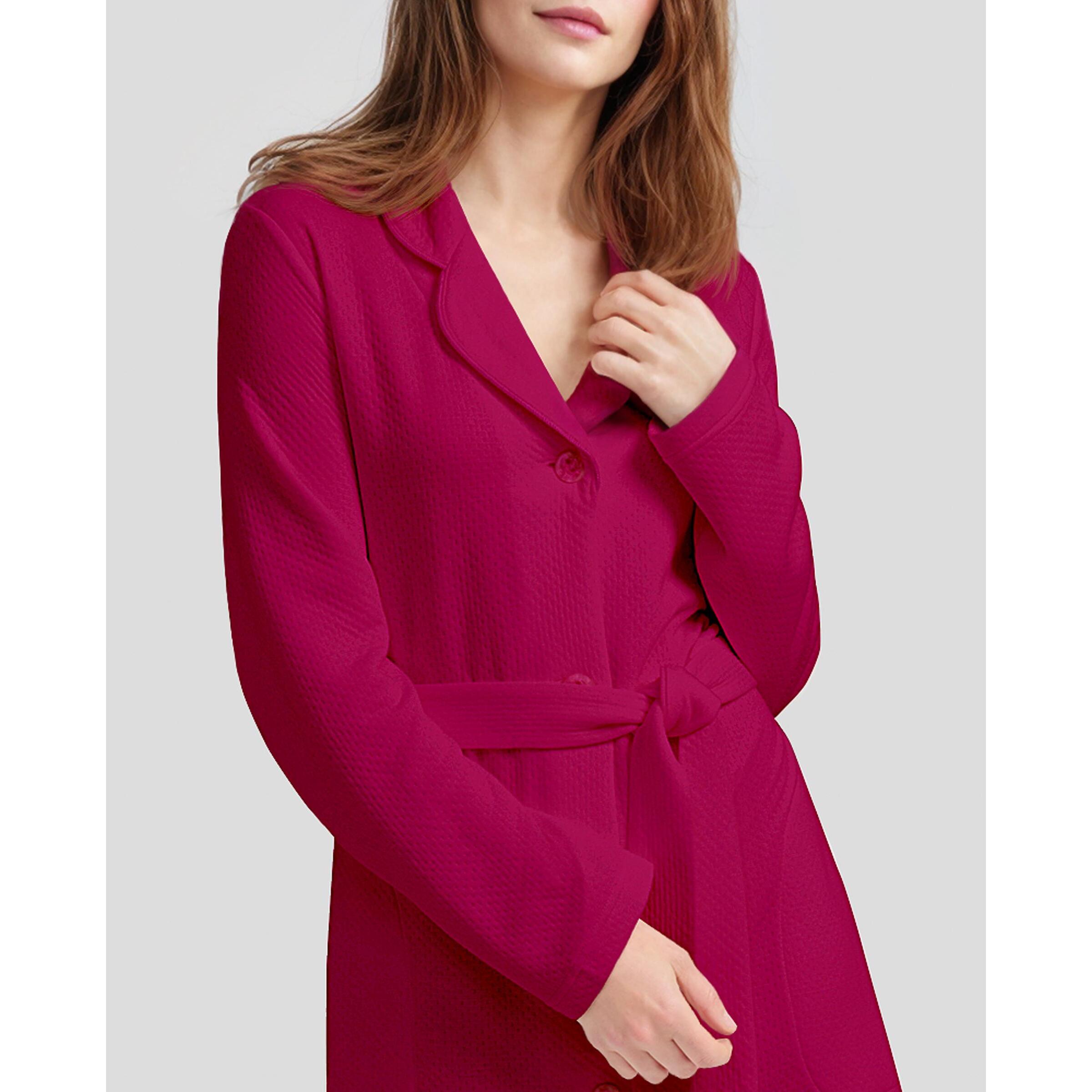 Bata corta fucsia
