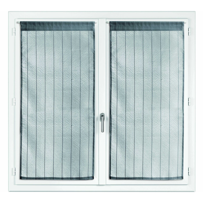 Lot de 2 Rideaux Voile Borsa