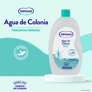 Nenuco Classic Agua de Colonia, Fragancia Original, pack 2x 650 ml