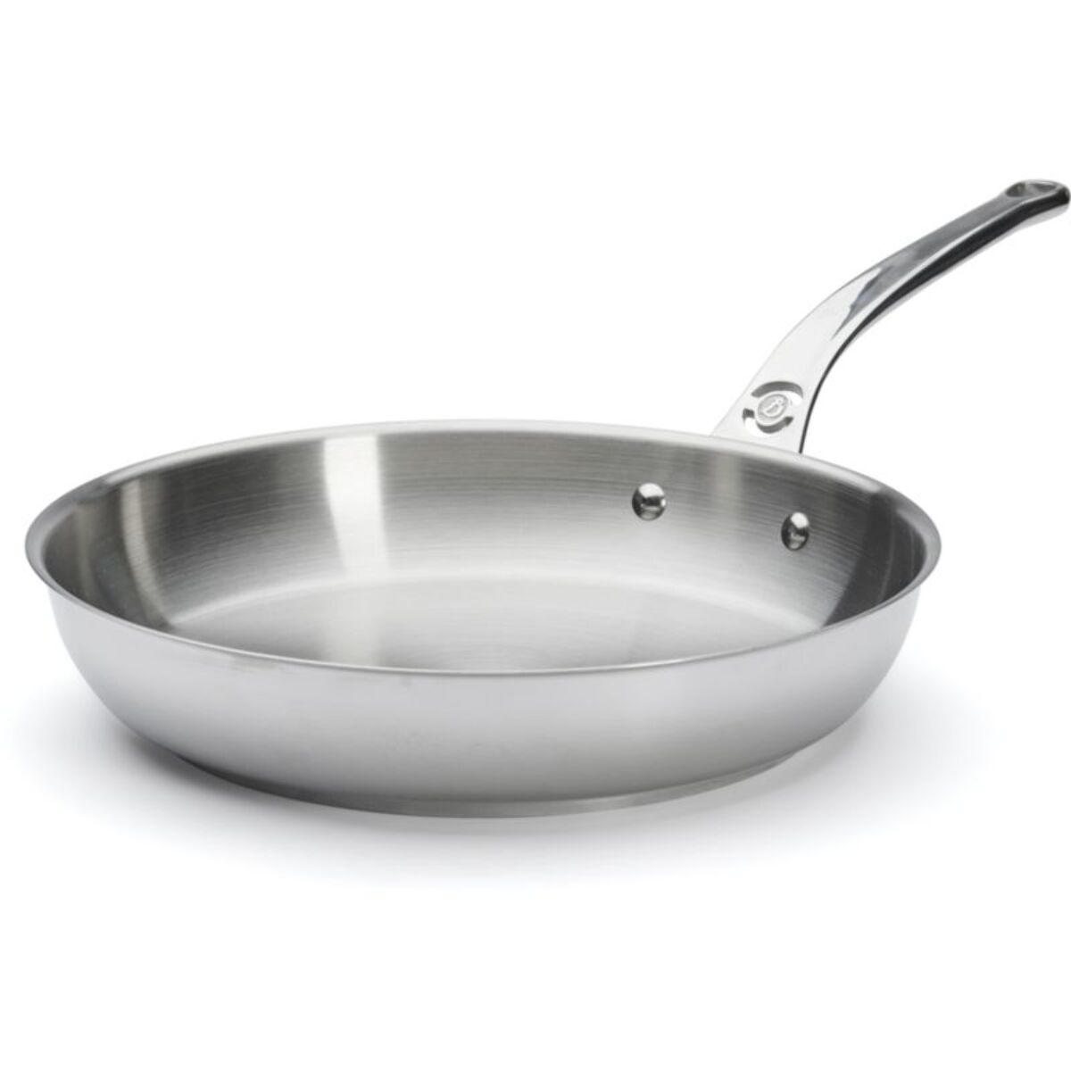 Poêle DE BUYER milady queue fonte inox 24 cm 3412.24