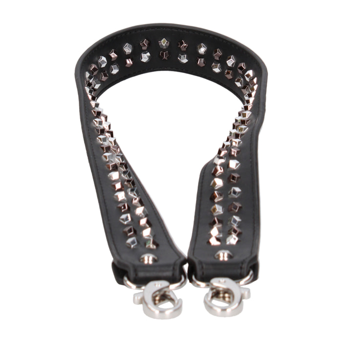 tracolla per borse con borchie 40x4,5x cm