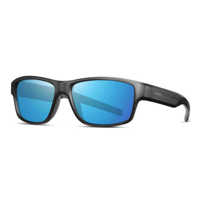 Gafas de sol OCEAN SANDBOARD - Gris mate / Polarizada revo azules