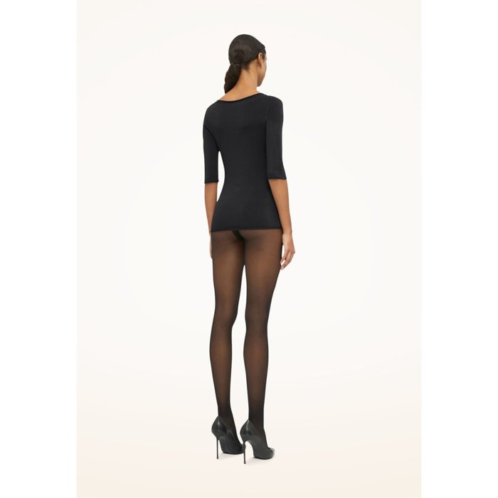 Top a maniche corte Viscose Knit Top Short Sleeves