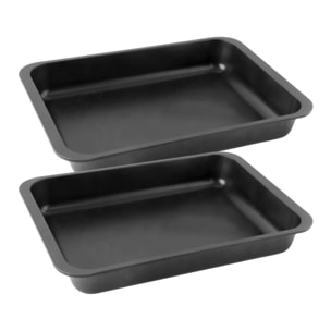 Ensemble de 2 Plats à four XXL 40 x 29 x 6 cm Zenker Special Cooking