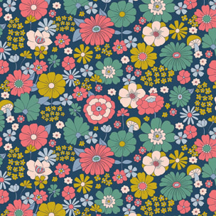 Papier peint panoramique Psyché floral  Intissé