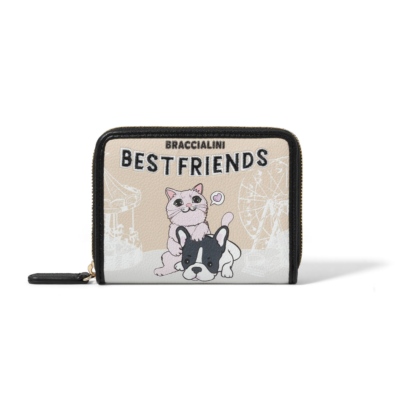 Portafoglio  da donna In Poliuretano e Poliestere Prodotto artigianale 12,5x10x2,5 cm