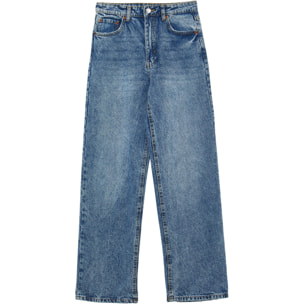 Jeans wide leg vita alta