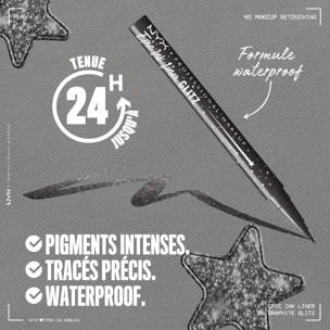 NYX Professional Makeup Epic Ink Eyeliner Glitz GRAPHITE GLITZ