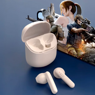 Cuffie TWS Tune J220 Bluetooth 5.3. Pulsanti di controllo.