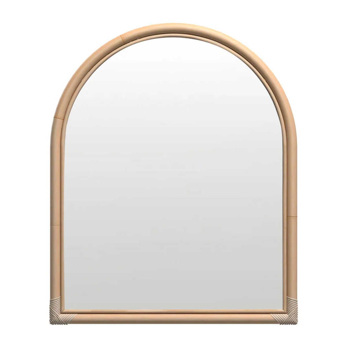 Miroir en rotin naturel - Indra