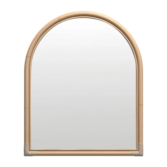 Miroir en rotin naturel - Indra