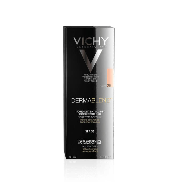 N°25 Nude - Fond de Teint Correcteur 16H - 30 ml