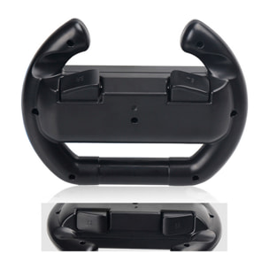 DAM Volante Dobe para mando Joy-Con de Switch. Incluye 2 unidades. 15,5x6,5x12,1 Cm. Color: Negro