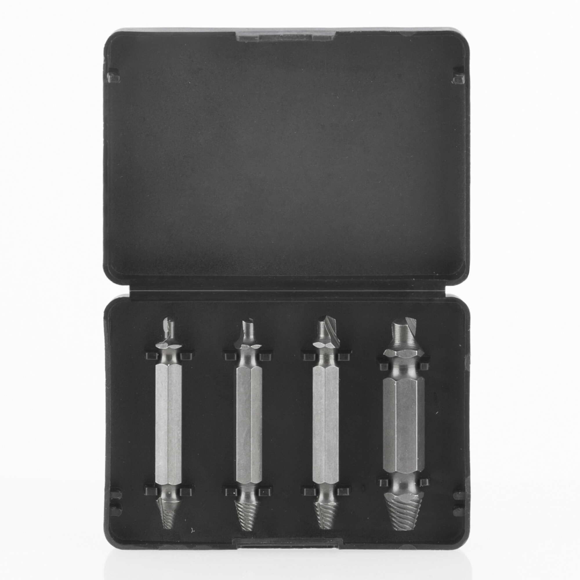 Set di 4 bits per la rimozione delle viti danneggiate - acciaio temperato