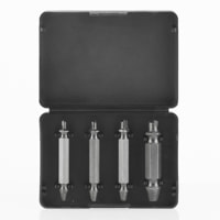 Set di 4 bits per la rimozione delle viti danneggiate - acciaio temperato