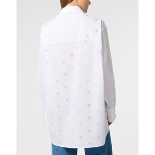 PHILIPP PLEIN Regular Fit Shirt Monogram Crystal