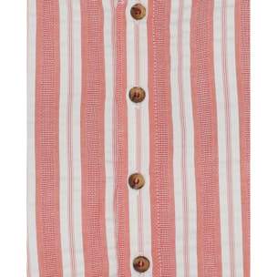 CAMISA RAYAS ANCHAS ROJAS