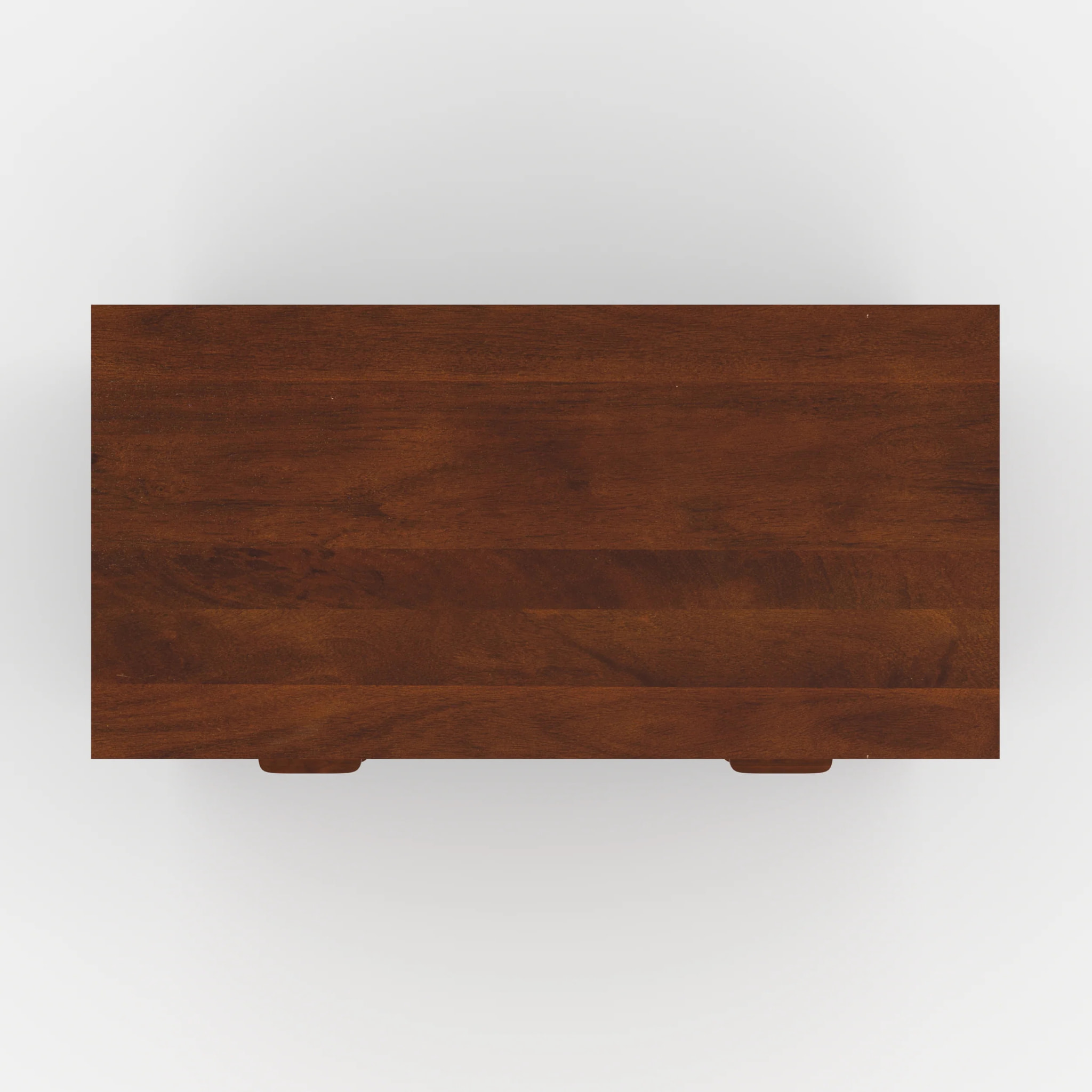 Commode en bois de manguier et cannage - Tiki