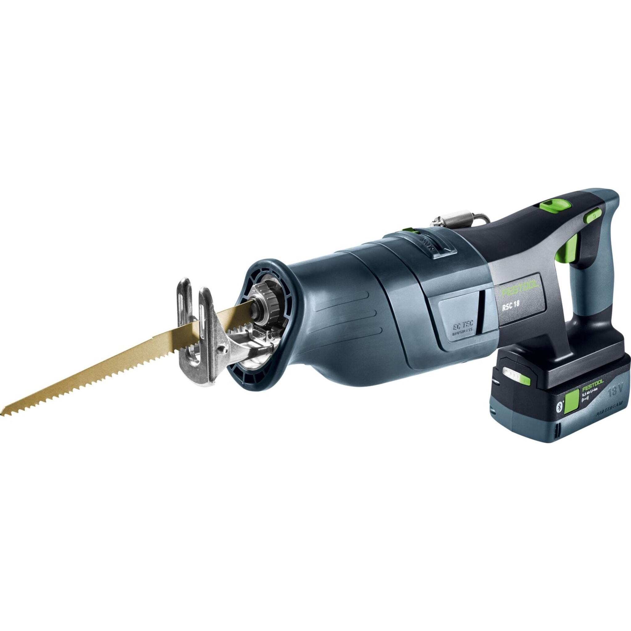 Scie sabre sans fil RSC 18 5.0 EB-Plus - FESTOOL - avec 2 batteries 18V 5.0 Ah - 576948