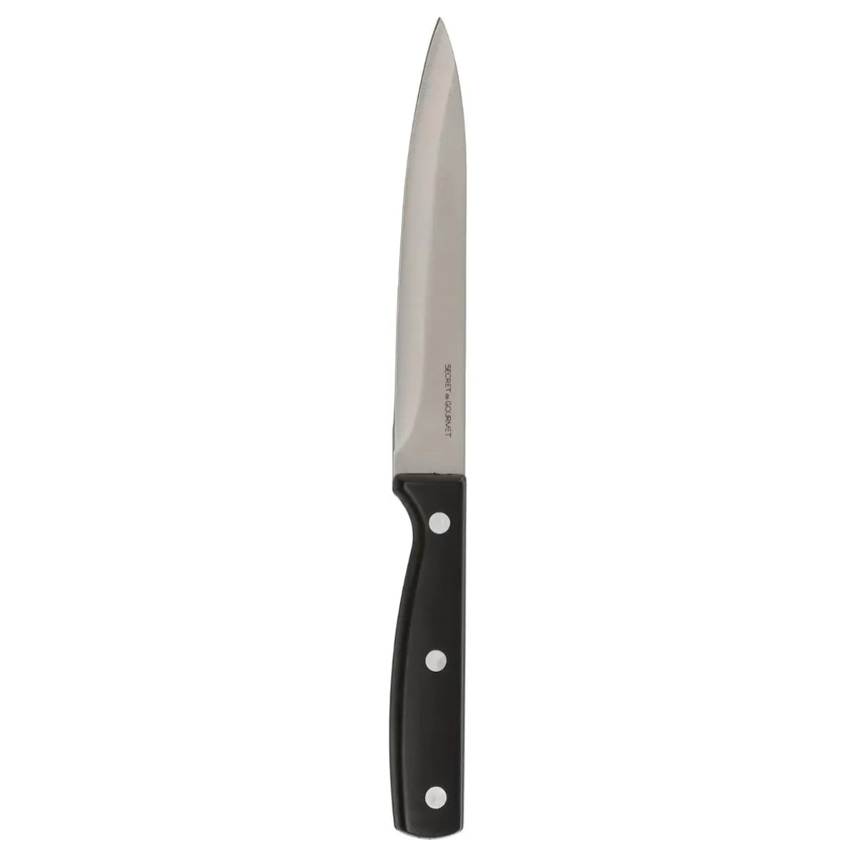 Couteau utilitaire inox "Essentiel Black" lame 13cm