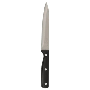 Couteau utilitaire inox "Essentiel Black" lame 13cm