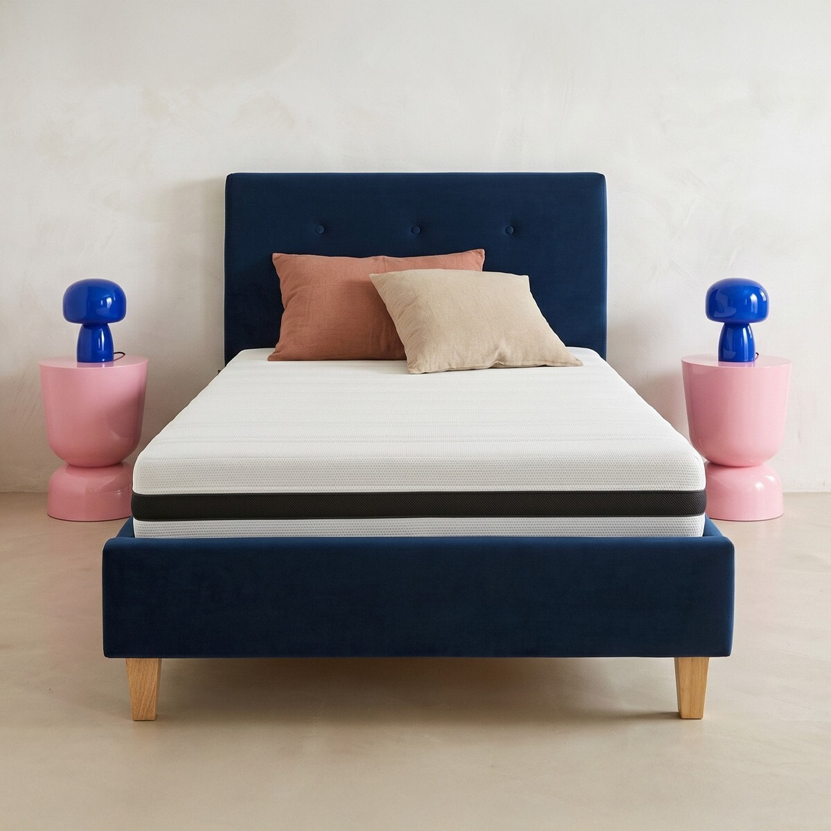 Matelas ressorts ensachés - Mousse à mémoire de forme - HYGIOSPRING