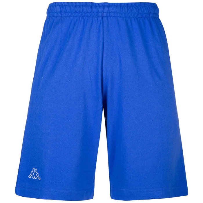 Pantaloni Corti Kappa Uomo Logo Cabog Blu