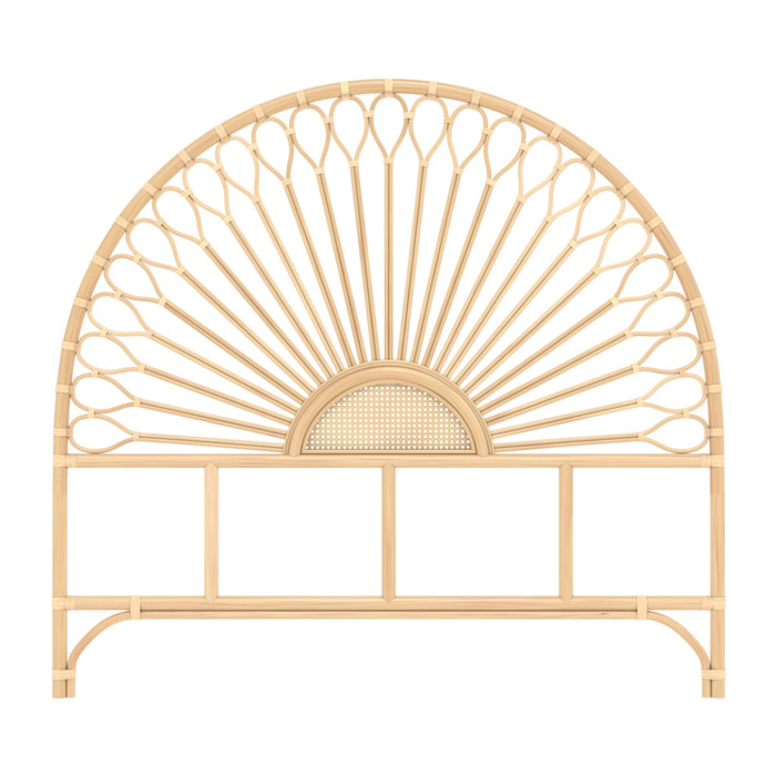 Tête de lit en rotin naturel 140 cm - Alan