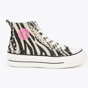 Sneakers alte stampa leopardo