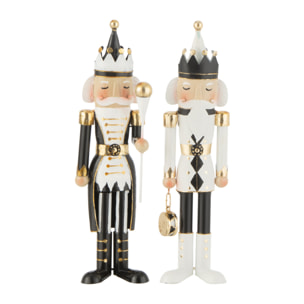 J-Line figurine Casse-Noisette - fer - noir/blanc - small - 2 pcs