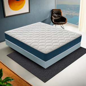 Materasso 140x200 Ortopedico in Memory Foam - Altezza 27 cm - 9 Zone di Comfort