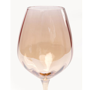 Verres à vin rouge Bina Mocca set de 6 Kare Design