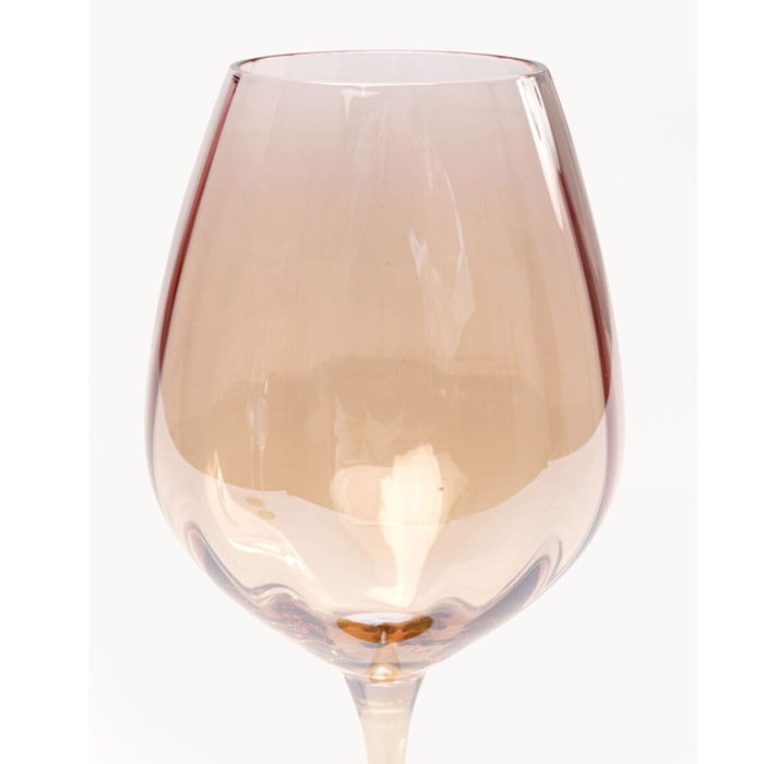 Verres à vin rouge Bina Mocca set de 6 Kare Design