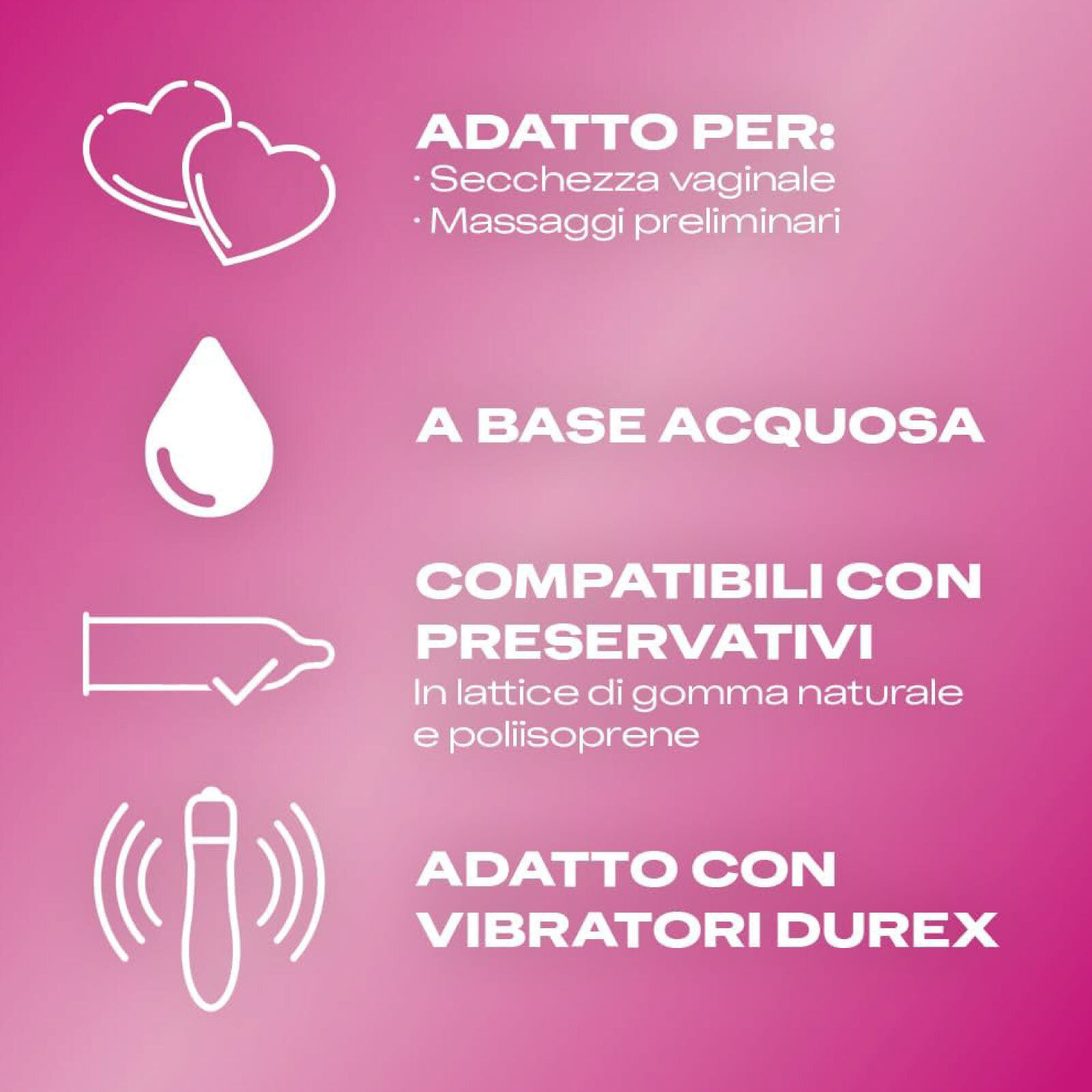 3x Durex Massage 2in1 Gel Massaggio Corpo e Lubrificante Intimo con Guaranà - 3 Flaconi da 200ml