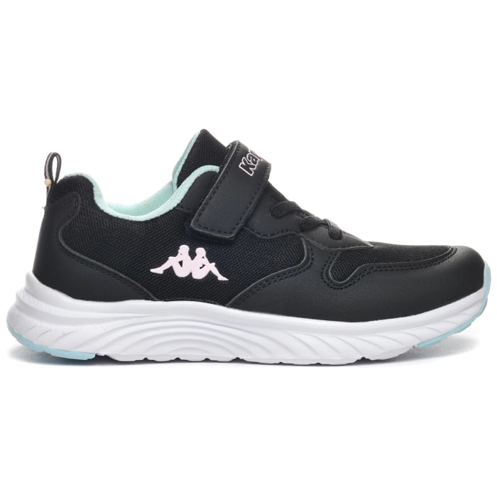 Kappa - Sneakers Niño/Niña Negro - Logo Delvis Ev Kid