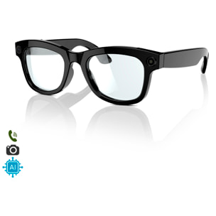 Gafas inteligentes M01, cámara integrada, control de música, inteligencia artificial, traducción de idiomas en tiempo real.