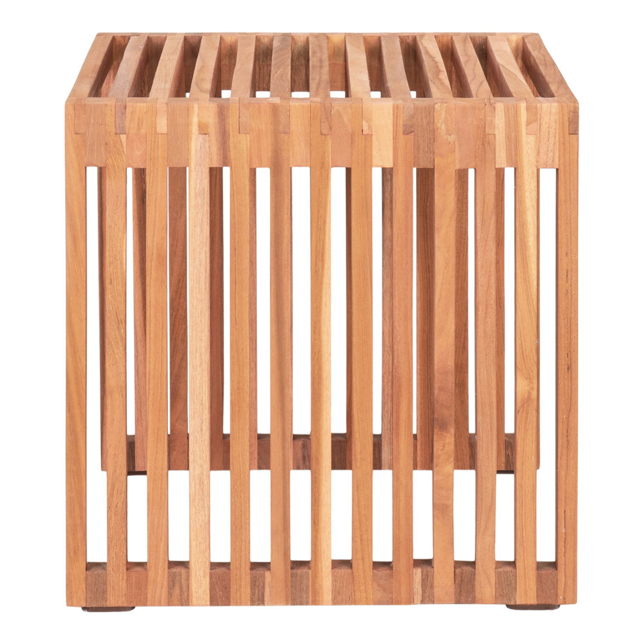 Tavolino Pego in legno di teak naturale 40x40x40 cm