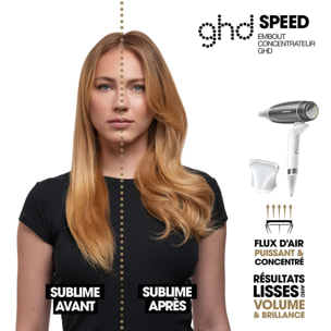 Embout concentrateur blanc ghd pour sèche-cheveux ghd speed