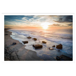 Affiche vestige mur de l'atlantique Affiche seule